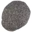 Stetson Beige Flatcap Wool Herringbone - Flat Capit - STHAT140 - 2