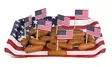 USA lippu 24-kpl lipputikkuja - Keittiötarvikkeet - 44960 - 1