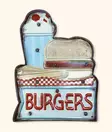 Valokyltti Burgers - Taulut, kehykset - PELT40 - 1