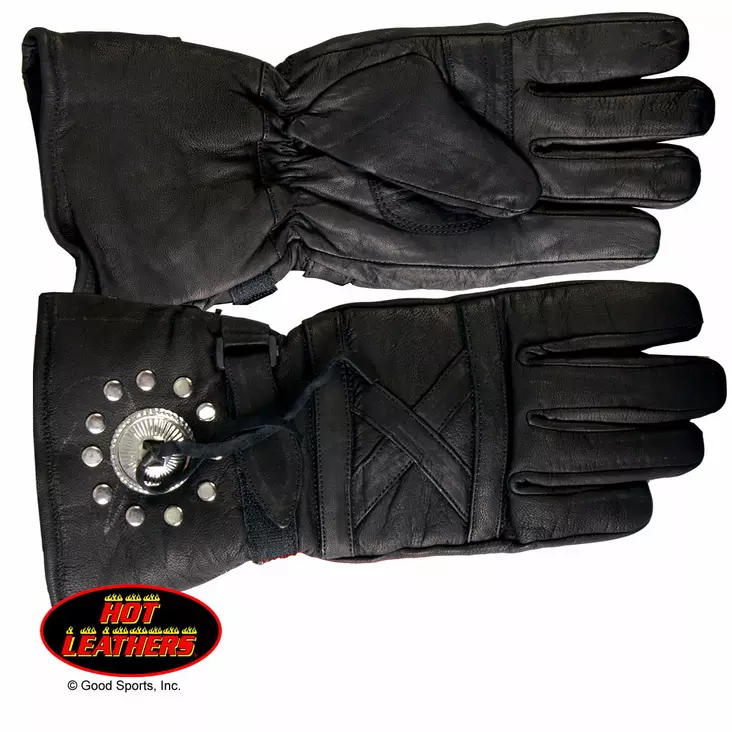 Ajohanska-Hot Leathers-Gauntlet Glove-AH40 - Ajovarusteet - AH40 - 1