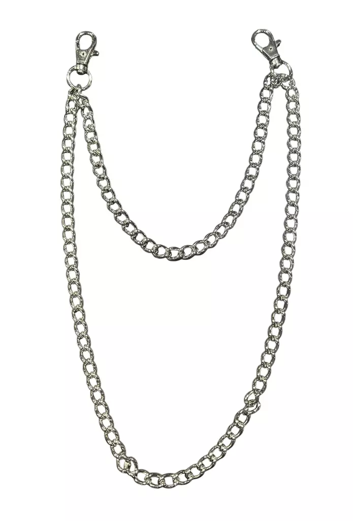 Avainketju kromi, Kaksoisketju 39 cm - Avainketjut - KJ220 - 1