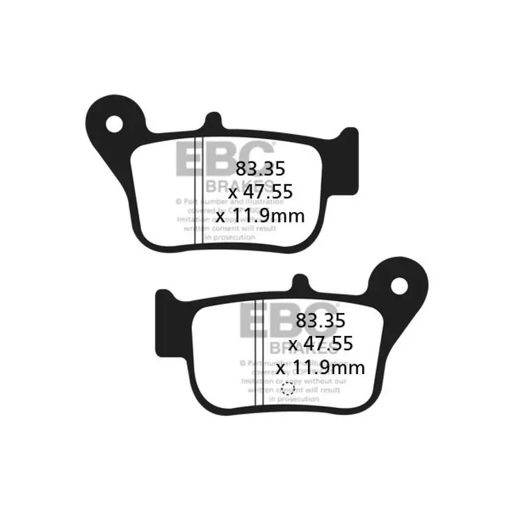 BRAKE PAD SFA SERIES ORGANIC - Jarrupalat - 17200400 - 1