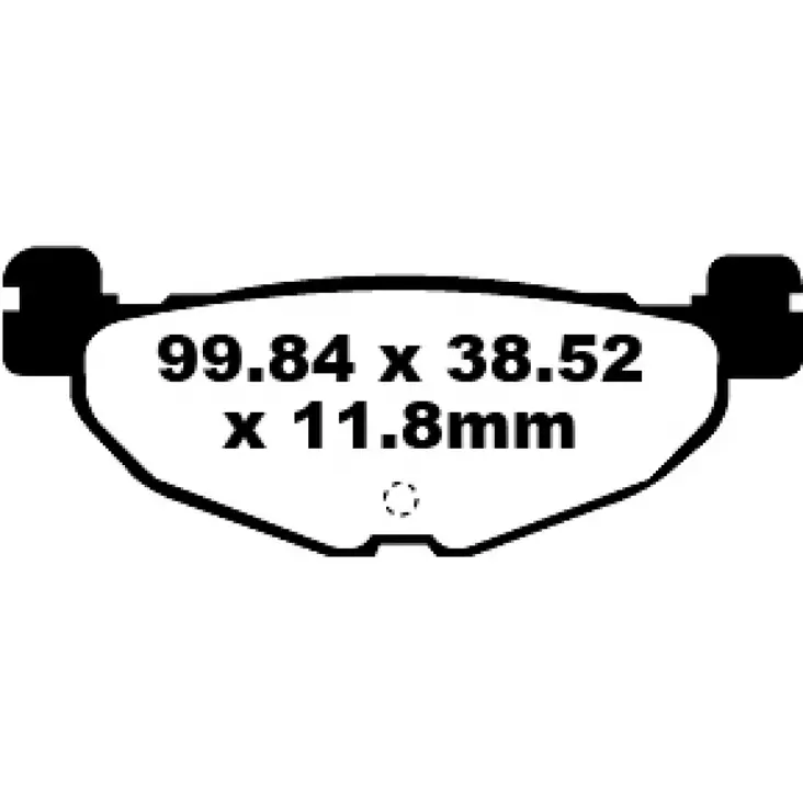 BRAKE PAD SFA SERIES ORGANIC - Jarrupalat - 17220350 - 1