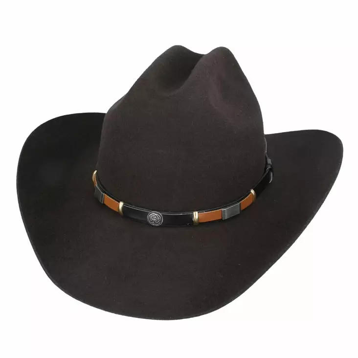 Cowboy hattu Brown, huopahattu - Hatut - HAT150 - 1