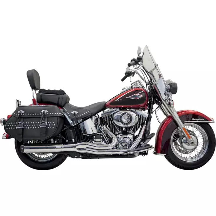 EXHAUST ROAD RAGE II B1 CHROME W/ BLACK END CAPS - Pakoputket ja niiden osat - 18001510 - 1