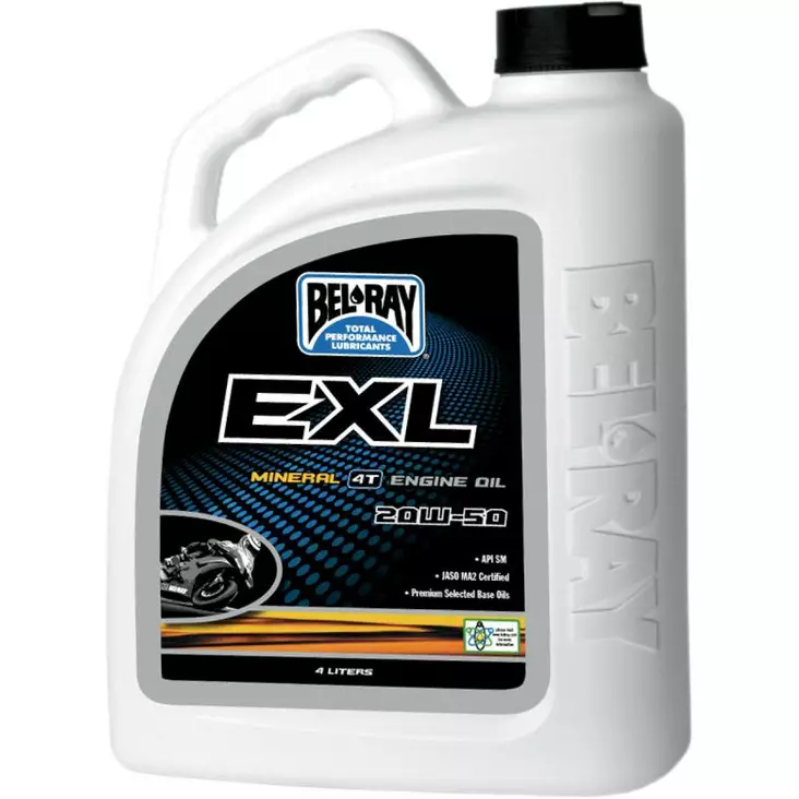 EXL MINERAL 4-STROKE ENGINE OIL 20W-50 4 LITER - Öljyt - 36010150 - 1