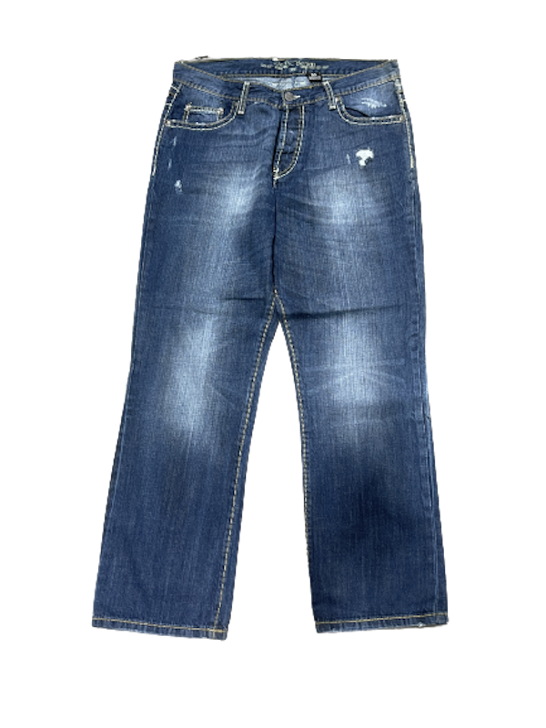 Farkut G72 2-kulutettua reikää sininen - Farkut - FAR60 - 1