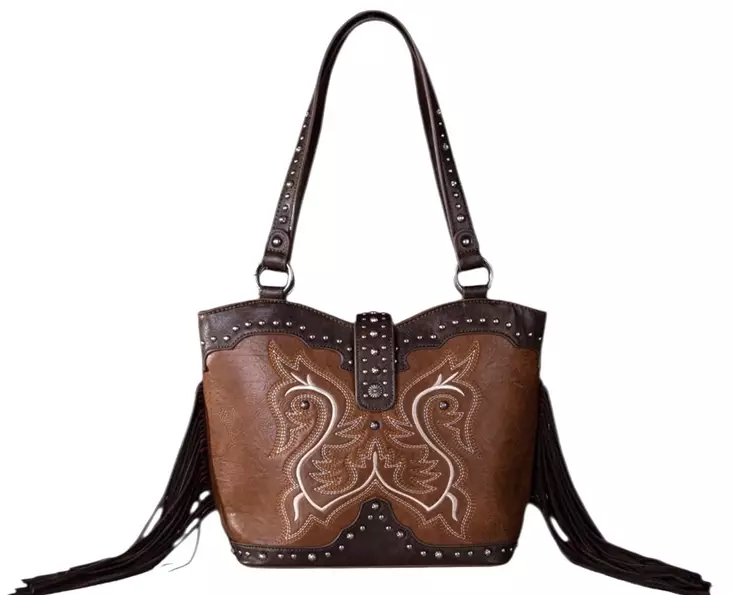 Hapsullinen Laukku ruskea - Laukut - NL910 - 1