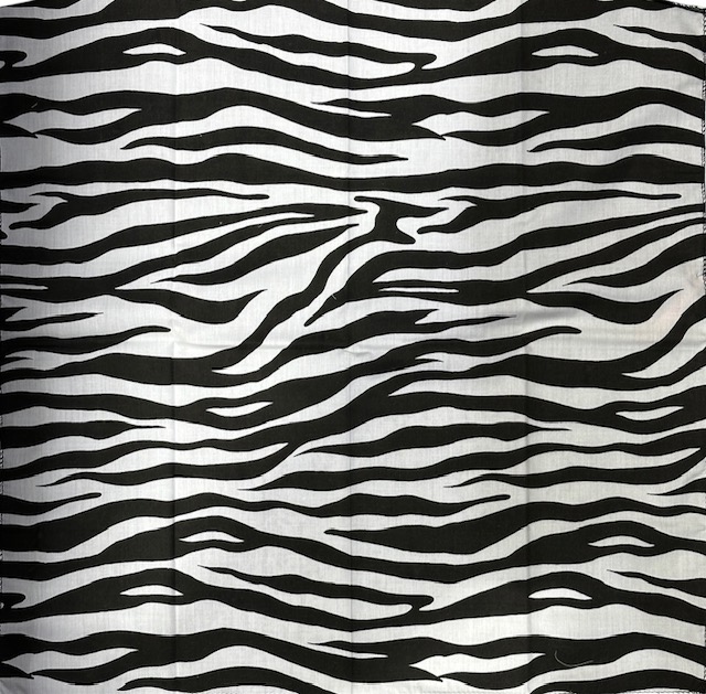 Huivi seepra kuosi mustavalkoinen - Huivit - HU520 - 1