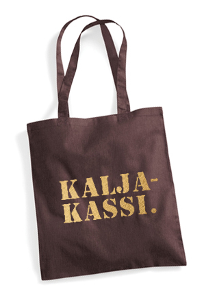 Kaljakassi, ruskea 100% puuvillaa - Laukut - NL690 - 1