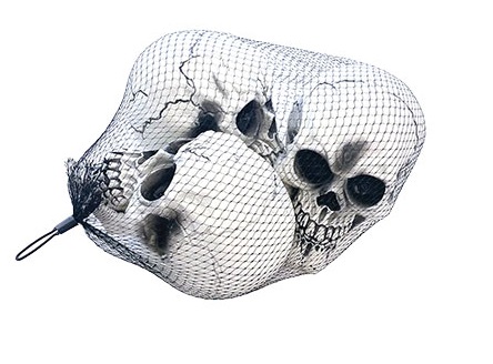 Kallot 3 kpl, Halloween - Kallot, Halloweenrekvisiitta - HOR580 - 1