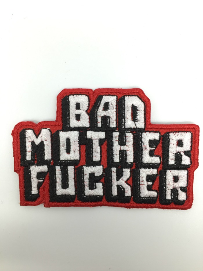 Kangasmerkki, Bad Mother Fucker - Kangasmerkit - K1360 - 1