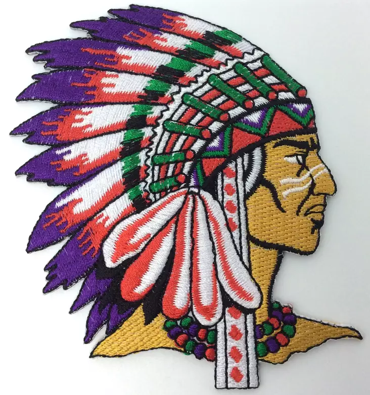 Kangasmerkki, Intiaani - Kangasmerkit - K1450 - 1