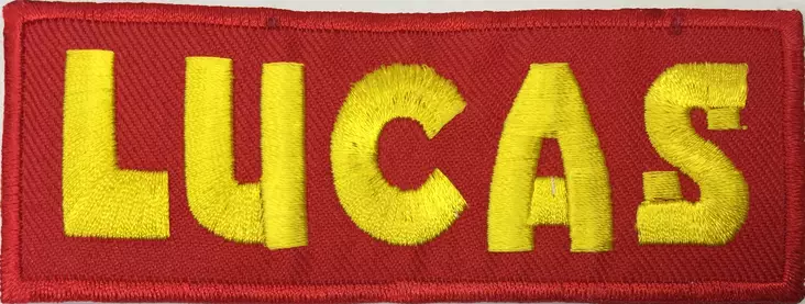 Kangasmerkki, Lucas - Kangasmerkit - K1190 - 1