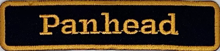 Kangasmerkki Panhead pannupää - Kangasmerkit - K1510 - 1