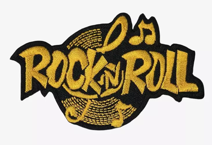 Kangasmerkki Rockn Roll - Kangasmerkit - K1630 - 1