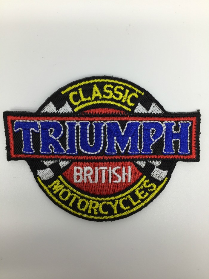 Kangasmerkki, Triumph Classic British MC - Kangasmerkit - K1320 - 1