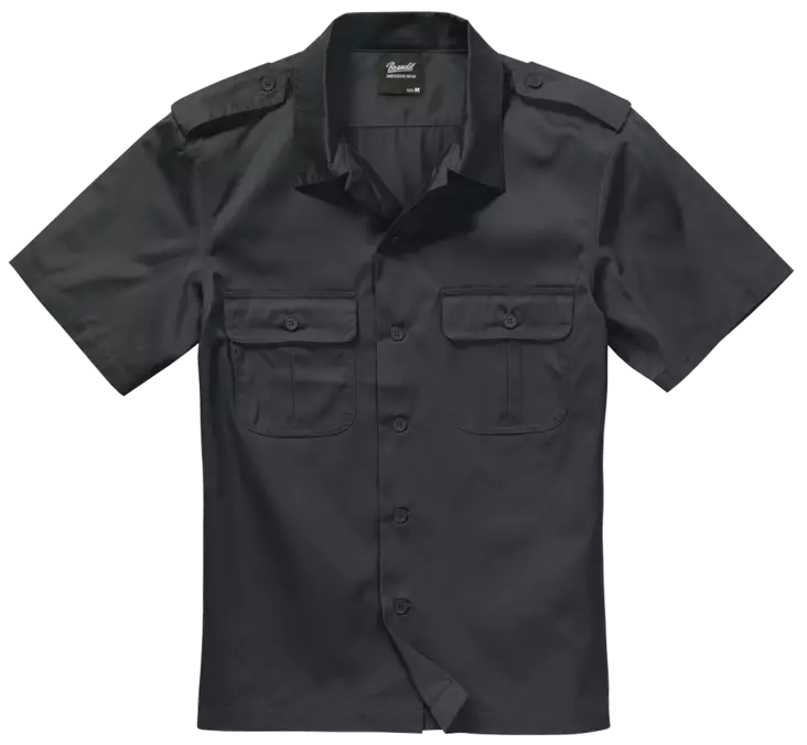 Kauluspaita US shirt musta Brandit - Kauluspaidat - KP250 - 1