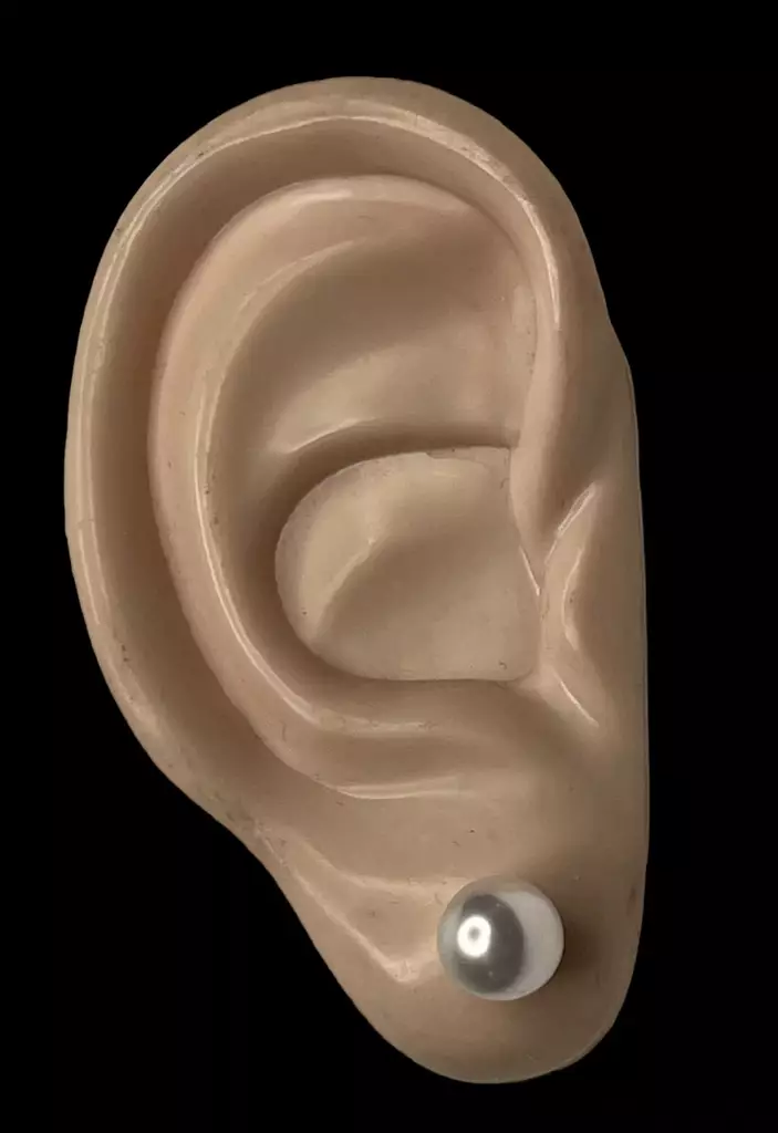 Korvakorut Valkoinen helmi 8 mm - Korvakorut - KRV180 - 1