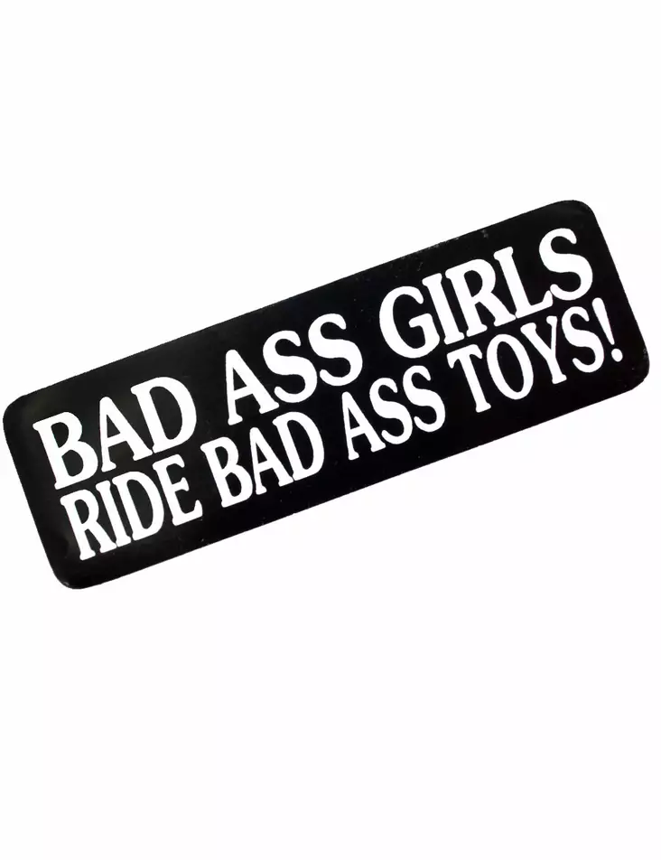 Kypärätarra, Bad Ass Girls - Tarrat - TAR80 - 1