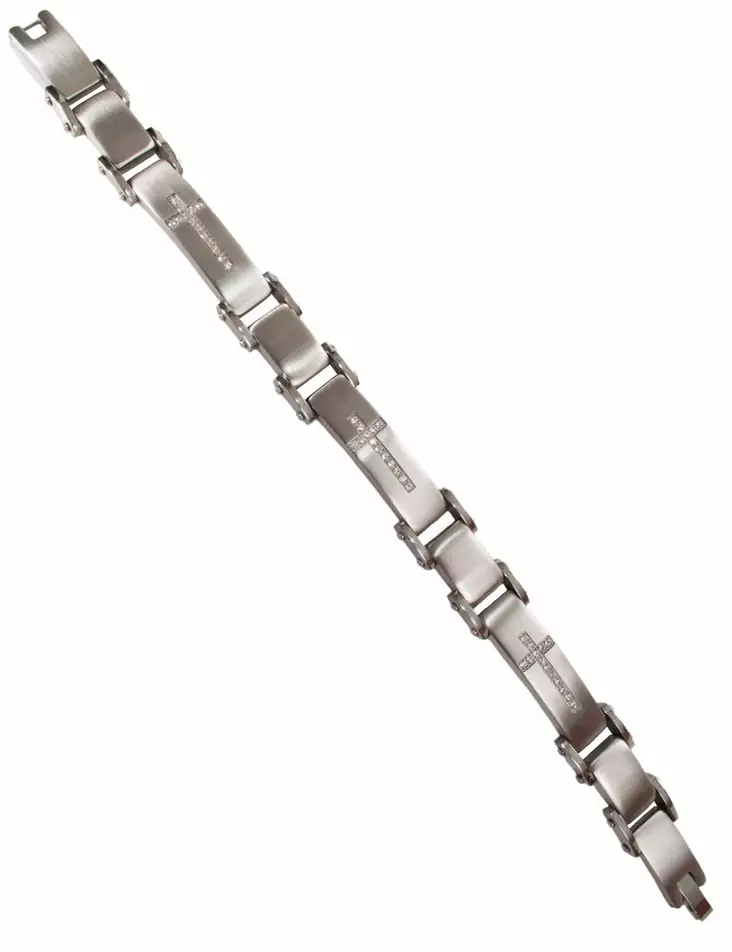 Laattaranneketju-316 L kirurginter=C3=A4s-BA170 - Rannekorut - BA170 - 1