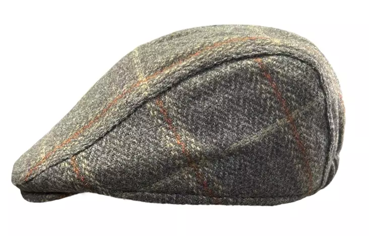 Lätsä Tweedruutu, villasekoite - Hatut - LC740 - 1