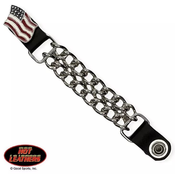 Liivilukko American 4", 1 kpl - Nahkaliivit - VXC1010 - 2