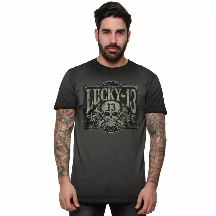 Lucky13 T-paita Tombstone - T-paidat - L1330 - 1