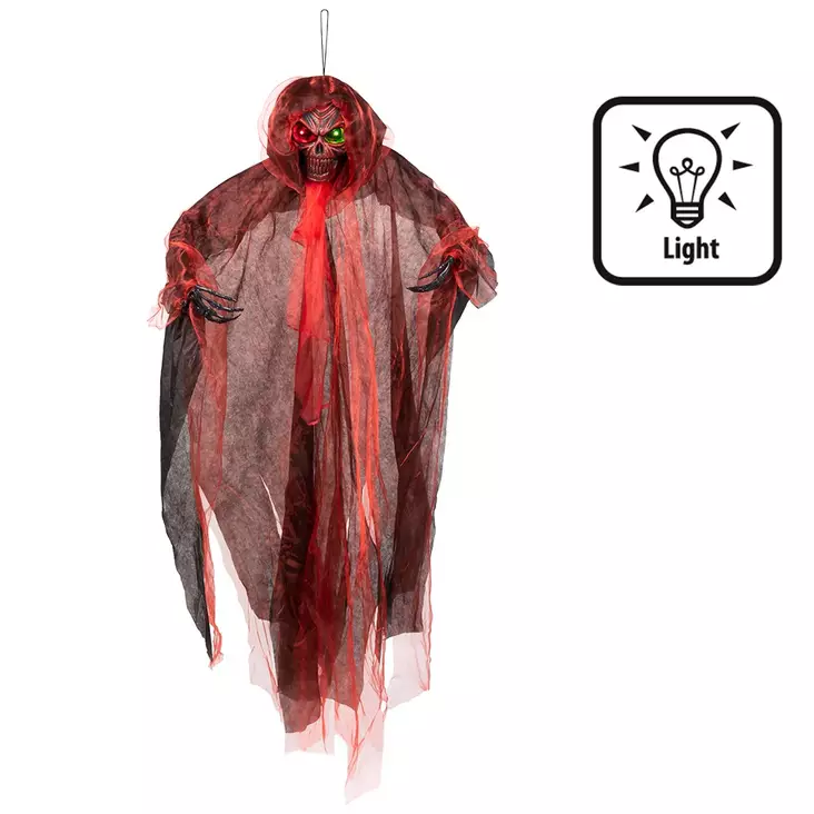 Luuranko Demon Reaper 180 cm - Kallot, Halloweenrekvisiitta - HOR550 - 1