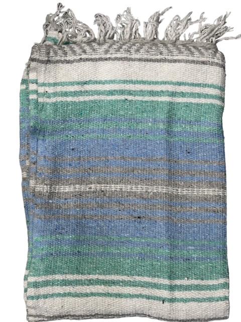 Mexico viltti, L.Blue/Mint/Silver/White - Kodin tekstiilit - MEX50 - 1