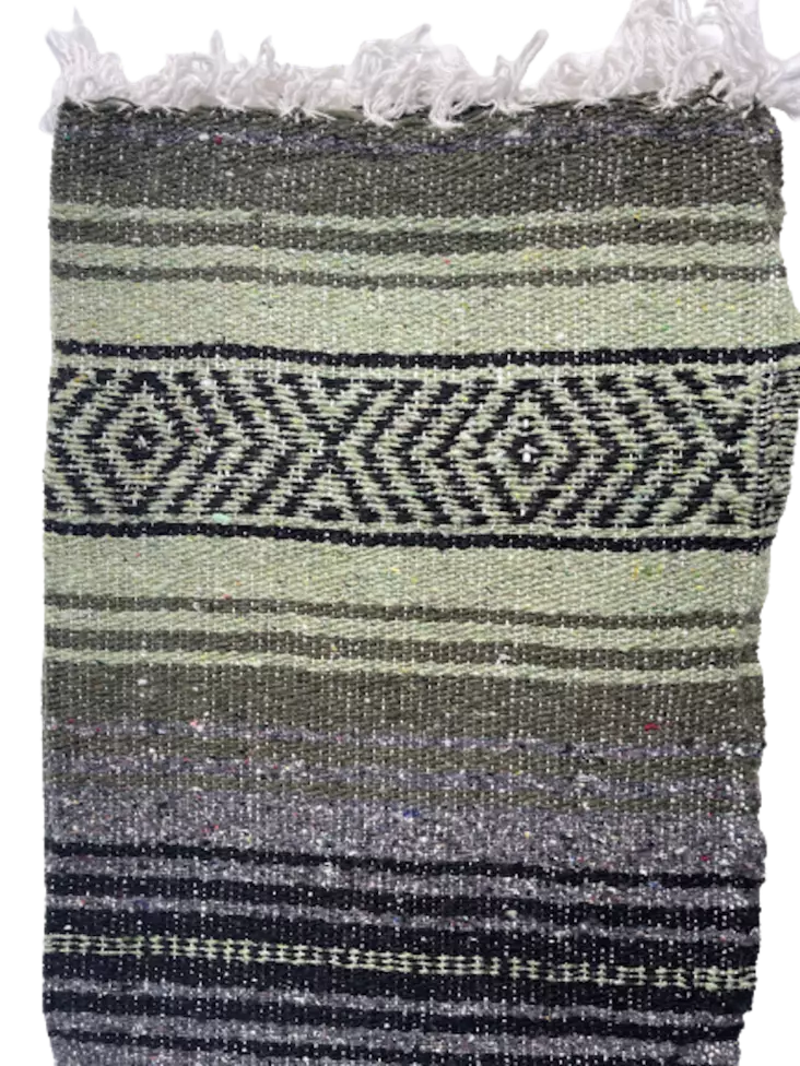 Mexico viltti oliivin vihreä - Kodin tekstiilit - MEX30 - 1