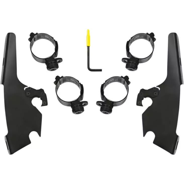 MNT KIT F/S FLSB BLK - Tuulilasit ja etumaskit - 23200230 - 1
