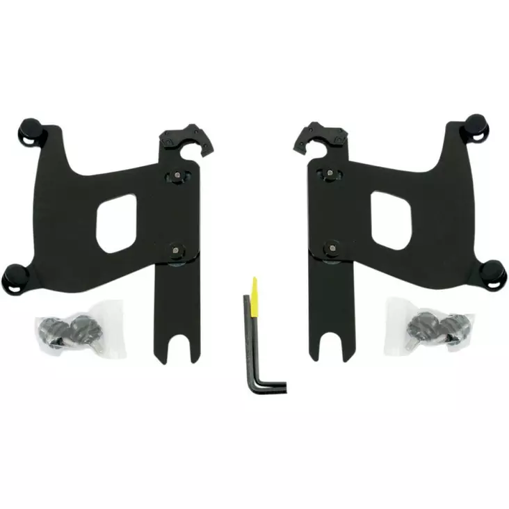 MOUNTING KIT TRIGGER-LOCK BULLET-FAIRING BLACK - Tuulilasit ja etumaskit - 23200100 - 1