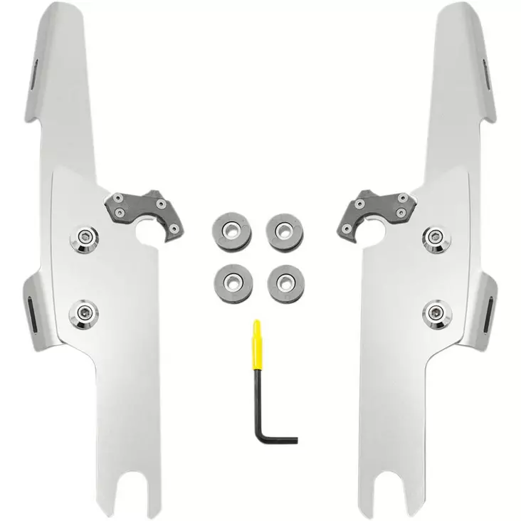 MOUNTING KIT TRIGGER-LOCK MEMPHIS FATS/SLIM POLISHED - Tuulilasit ja etumaskit - 23200190 - 1