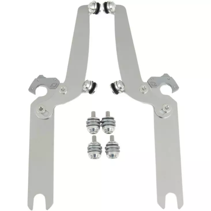 MOUNTING KIT TRIGGER-LOCK SPORTSHIELD-WINDSHIELD POLISHED - Tuulilasit ja etumaskit - 23200020 - 1