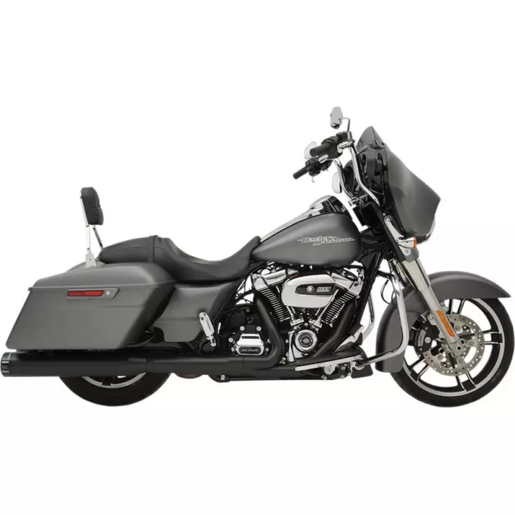 MUFFLERS 4.5" HP-PLUS® SLIP-ON W/BILLET TIPPED BLACK/BLACK - Pakoputket ja niiden osat - 18011140 - 1