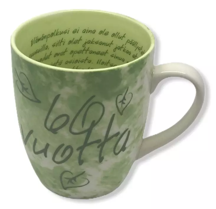 Muki tekstillä, 60 vuotta - Keittiötarvikkeet - LKM270 - 1