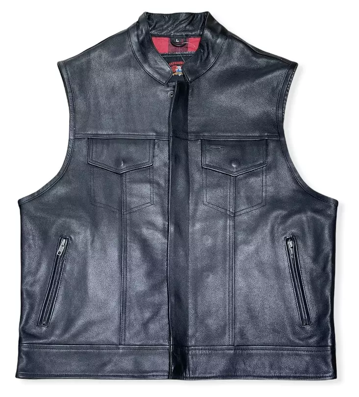 Nahkaliivi SOA ruutuvuorilla - Nahkaliivit - LI60 - 1