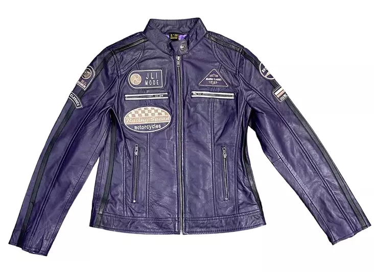 Nahkatakki JLI Lila lammas nahka - Nahkatakit ja -liivit - T560 - 1