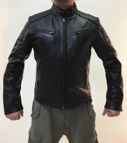 Nahkatakki-Sheep Black-musta-etukuva - Nahkatakit - T370 - 1