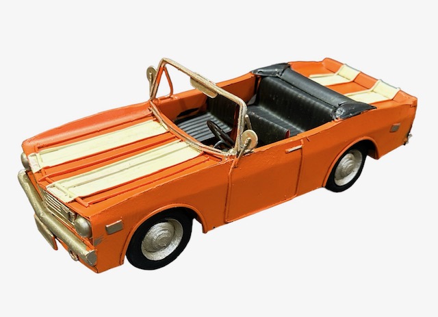 Nostalgia auto kerma /oranssi - Pienoismallit - LELU290 - 1