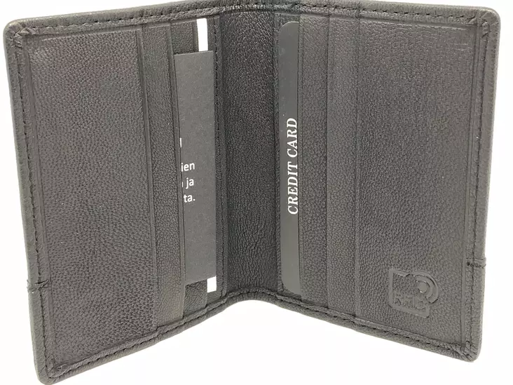 Pieni nahkalompakko, RFID musta - Lompakot ja rahakukkarot - KN400 - 1