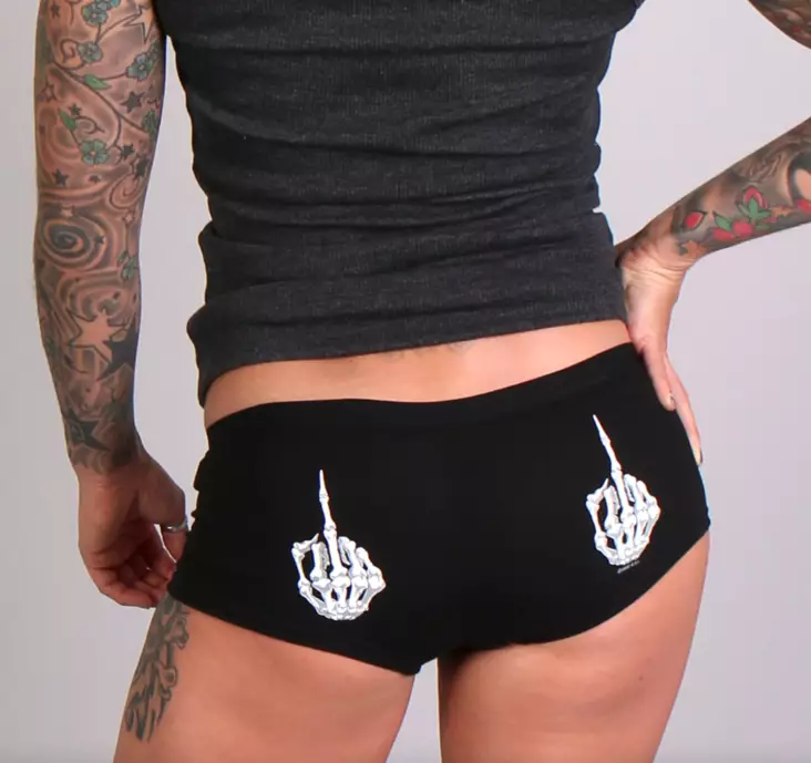 Pikkuhousut Keskisormi luuranko - Alushousut - HO610 - 1