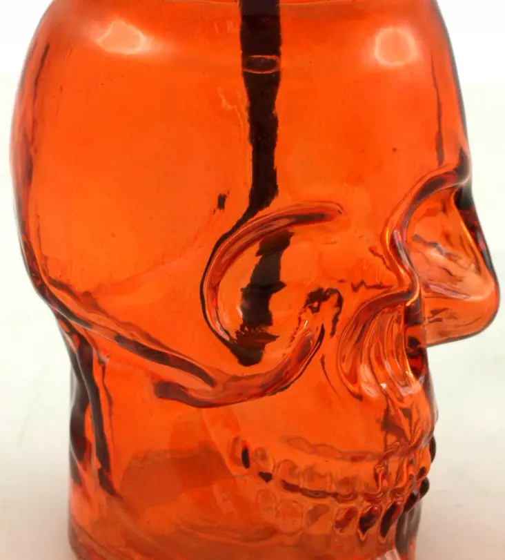 Pillilasi oranssi, lasia ja muovikansi - Astiat - 636720 - 1