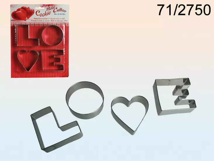 Piparimuotit, LOVE - Keittiötarvikkeet - PRT490 - 1
