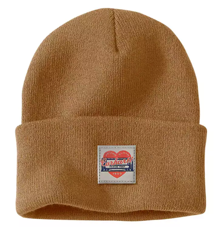 Pipo Ruskea Heart Patch pipo - Pipot - CRH50 - 1