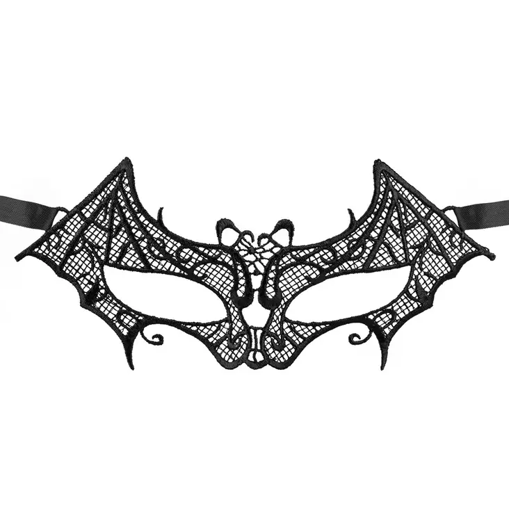 Pitsinaamio Lepakko, musta - Halloween, naamiaiset - HOR360 - 1