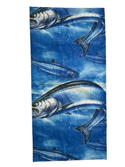 Putkihuivi kalat sininen kala huivi - Putkihuivit - B410 - 1