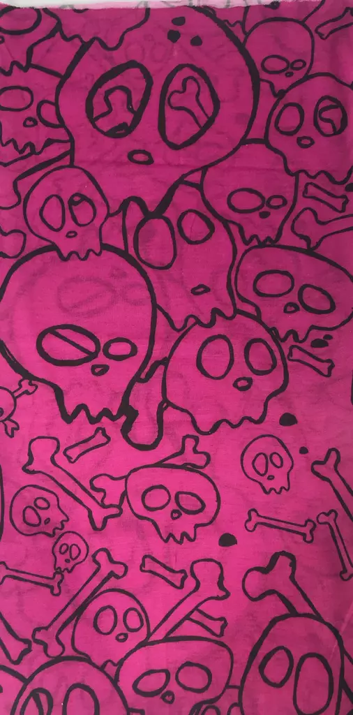 Putkihuivi, kallot pinkki - Putkihuivit - B250 - 1