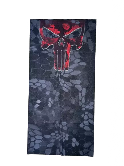 Putkihuivi punainen pääkallo hexacon - Putkihuivit - B400 - 1